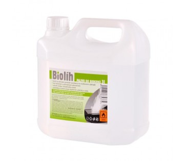 Biolíh - palivo do biokrbů 1 litr stojí přibližně 100 korun a vystačí na 2-3 hodiny provozu